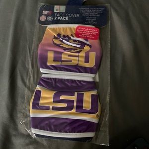 NWT LSU FACE MASK 2 PACK